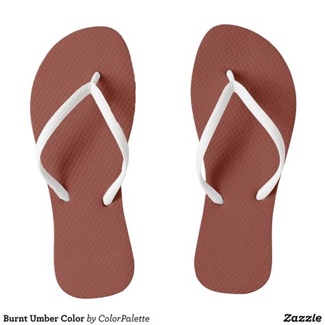 Burnt Umber Color Flip Flops - Canvas-Top Rubber-Sole Athletic Shoes By Talented Fashion And Graphic Designers - #shoes #sneakers #footwear #mensfashion #apparel #shopping #bargain #sale #outfit #stylish #cool #graphicdesign #trendy #fashion #design #fashiondesign #designer #fashiondesigner #style Peach Caramel, Yellow Flip Flops, Comfy Flip Flops, Pattern Flip Flops, Yellow Sandals, Autumn Trends, Hawaii Beach, Hawaiian Beach, Red Sandals