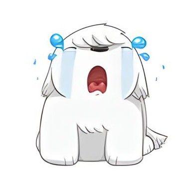 Beloni Cute White Dogs, Dog Crying, Dog Emoji, Crying Emoji, White Dog, Dog Stickers, White Dogs, Teen Wolf, Dumb And Dumber