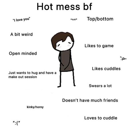 Hot Mess Bf Drawing, This Could Be Us But You Live Too Far, Puppy Boyfriend Type, Online Boyfriend Relationships, Puppy Bf Type, This Or That My Type Of Boyfriend, Me When My Boyfriend, Hot Things To Do For Your Boyfriend, K¡nky Things