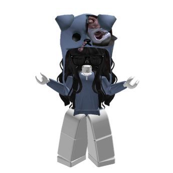 Gengar Roblox Outfit, Roblox Fake Headless Fits, Roblox Outfits R15, Cute Roblox Fits Without Headless, Roblox Halloween Costume Avatar, Roblox Roblox Avatar, Roblox Outfit Inspo Girl, Female Roblox Outfits, Roblox R15 Avatars Girl