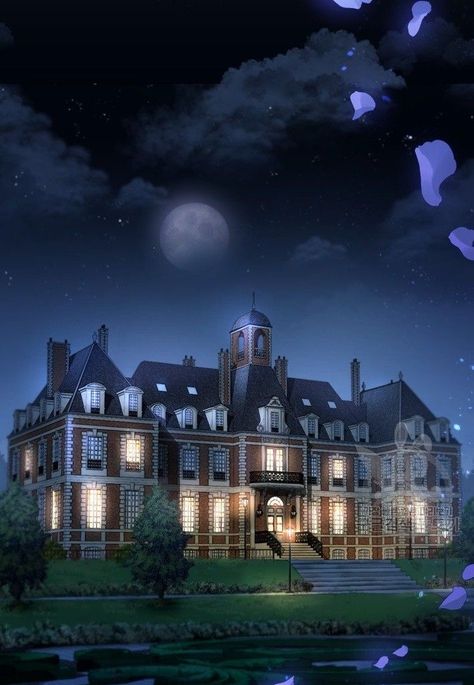 Casa Anime, Wattpad Background, Anime House, Episode Interactive Backgrounds, Anime Places, Episode Backgrounds, Mansion Designs, Fantasy Rooms, Growing Pains