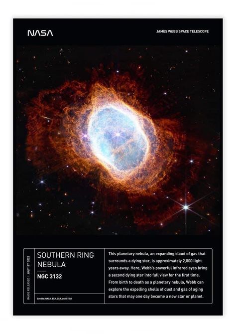 Outer Space Posters, Planetary Nebula, Telescope Images, Nasa Poster, Astronomy Poster, Galaxy Photos, Nasa Images, James Webb, James Webb Space Telescope