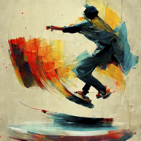 Skateboard Painting, Skater Art, Art Skateboard, Skateboard Wall, Skateboard Wall Art, Cool Skateboards, My Art Studio, Skateboarder, Skateboard Art