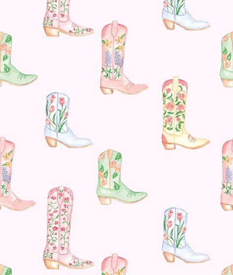 Yeehaw! This cute boot print and a coordinating boys version is now available for pajamas! Go to @shopdearjames to preorder and get ready… | Instagram Pearly Gates, Whatsapp Wallpaper, Western Aesthetic, Watch Wallpaper, Preppy Wallpaper, Apple Watch Wallpaper, Phone Wallpaper Patterns, Boot Print, Apple Watch Faces