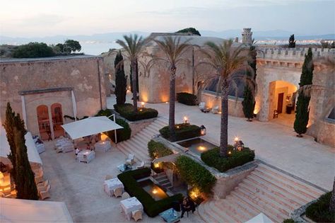 Cap-Rocat-hotel-mallorca-restaurant Cap Rocat, Majorca Hotels, Terrace Restaurant, Small Luxury Hotels, Majorca, Private Patio, Architectural Digest, World Heritage Sites, Best Hotels