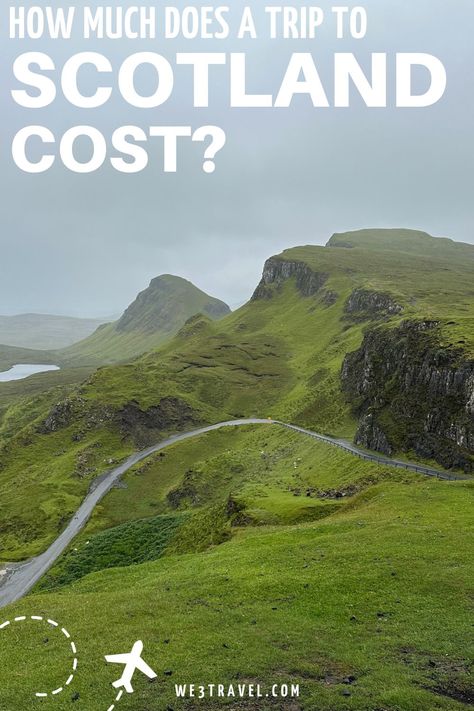 How much does a Scotland trip cost? Before you book your Scottish vacation, make your Scotland travel budget with this guide that breaks down travel costs to provide an accurate cost estimate based on personal travel experience. Scotland Living, Scotland Packing List, Scotland Bucket List, Moving To Scotland, Scotland Travel Guide, Scotland Vacation, Scotland Road Trip, Chateau Medieval, Scotland Highlands