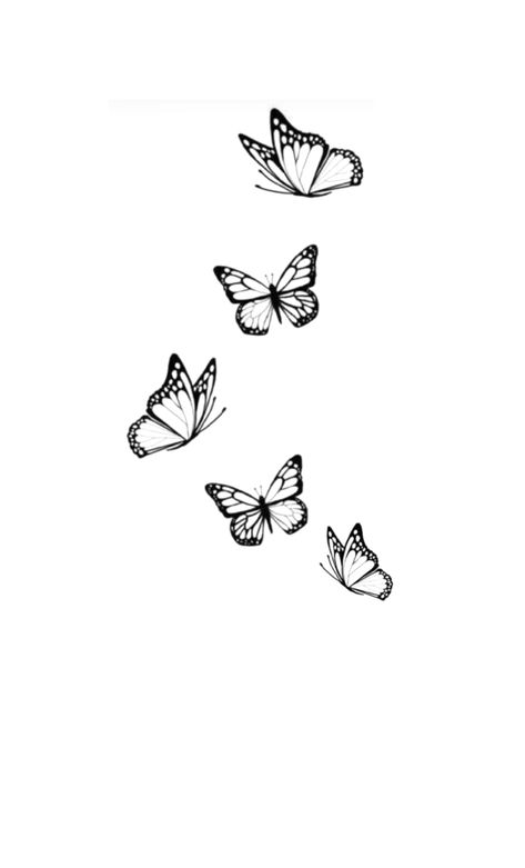 Butterflies Going Up Arm Tattoo, Flowers And Butterfly Tattoo, Butterfly Tattoo Sketch, Tattoo Papillon, 3d Butterfly Tattoo, Girls Tattoos, Filler Ideas, Mommy Tattoos, Pretty Tattoos For Women