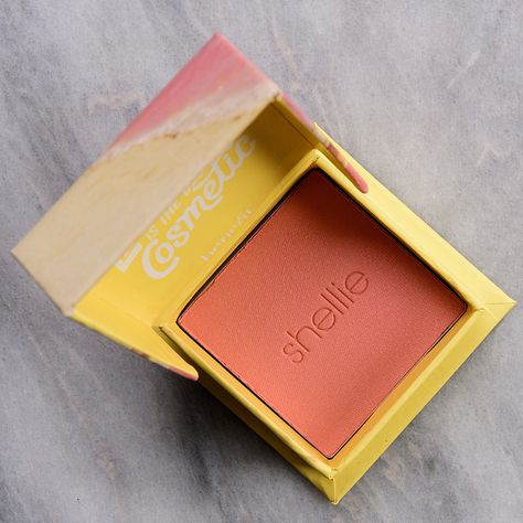 Benefit Shellie Blush, Shellie Blush, Pearl Powder, Dose Of Colors, Light Coral, Warm Undertone, Powder Blush, Benefit Cosmetics, American Beauty