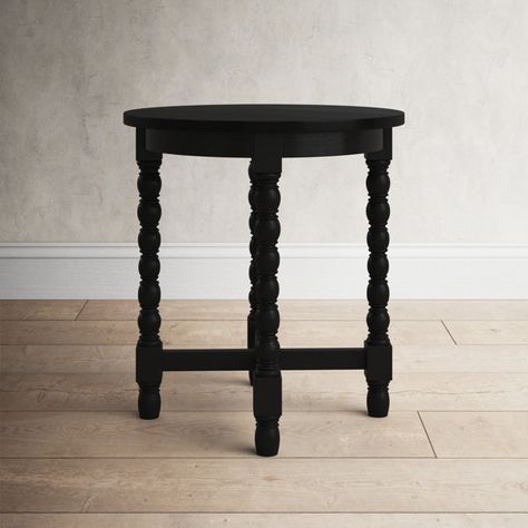 Spindle Leg Side Table, Den Furniture, Column Table, Dark Castle, Antique Aesthetic, Castle Scotland, Haunted Castle, Wood End Table, Wood Cross