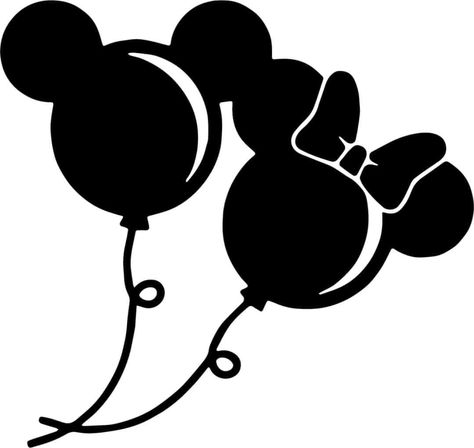 Disney Silhouette Art, Disney Silhouette, Mouse Pictures, Disney Silhouettes, Idee Cricut, Images Disney, Mickey Mouse Art, Image Svg, Disney Sticker