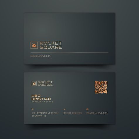 Premium Vector | Elegant dark blue and gold vertical business card template Premium Card Design, Elegant Name Card, Business Card Luxury Design, Premium Visiting Card Design, Premium Visiting Card, Professional Business Card Design Modern, Premium Business Card Design, Luxury Business Card Design Creative, Business Card Elegant