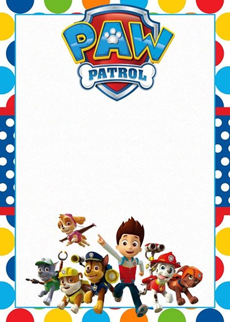 Free Printable Paw Patrol Invitation Template Paw Patrol Invitations Printables, Paw Patrol Invitation Template, Free Printable Paw Patrol, Paw Patrol Birthday Card, Printable Paw Patrol, Paw Patrol Party Invitations, Paw Patrol Invitation, Paw Patrol Party Decorations, Paw Patrol Printables