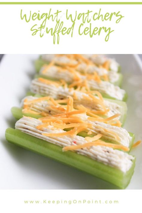 Celery Snacks, Stuffed Celery, Ww Appetizers, Weight Watchers Snacks, Ww Recipes, Healthy Nutrition, Weight Watchers Meals, Nutrition Recipes, Health And Nutrition