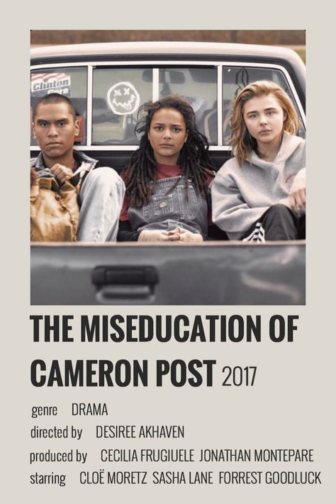 Minimal Film Poster, The Miseducation Of Cameron Post, Cameron Post, Thirteen Movie, Movie Hacks, Movies To Watch Teenagers, Night Film, Film Posters Minimalist, Movie Poster Wall