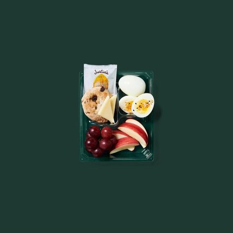 Starbucks Eggs, Starbucks Protein Box, Low Sodium Fast Food, Starbucks Protein, Protein Box, Healthy Fast Food Options, Eggs And Cheese, Tree Nut Allergy, Egg Protein