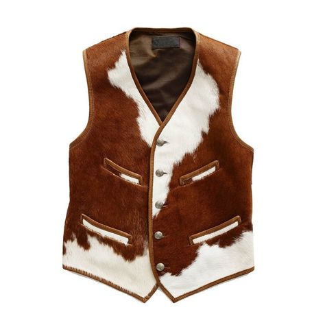 Cowboy Vest, Elegant Vest, Western Vest, Mens Fashion Rugged, Men's Leather Jacket, Vintage Vest, Vest Coat, Cow Hide, Vest Fashion