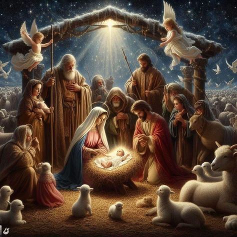 Christmas Nativity Images, Nativity Scene Pictures, Jesus Artwork, Jesus Mary And Joseph, Jesus And Mary Pictures, Jesus Christ Art, Pictures Of Jesus Christ, Merry Christmas Images, The Nativity