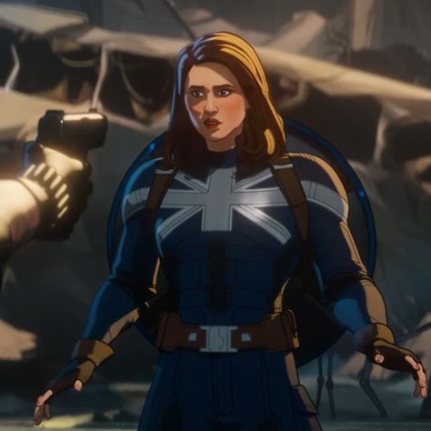 Captain Carter, Marvel Heroines, Marvel Cartoons, Marvel Animation, Marvel Superheroes Art, Peggy Carter, Super Soldier, Agent Carter, Marvel Spiderman Art