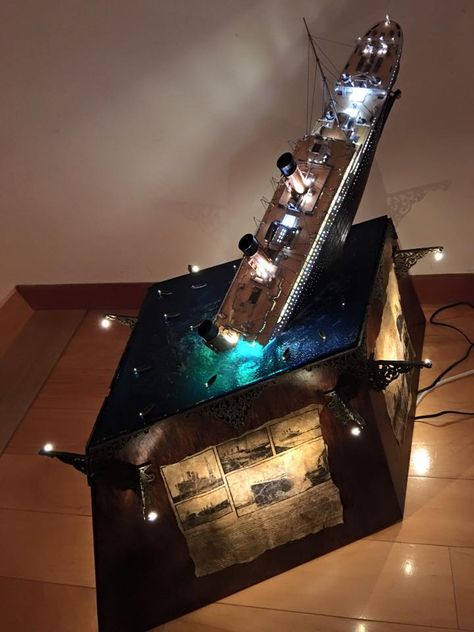 Titanic Diorama, Titanic Drawing, Human Body Science Projects, Sunken Ships, Titanic Model, Army Drawing, Human Body Science, Model Sailing Ships, Titanic History