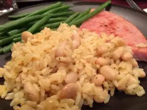 Rice and Great Northern Beans | Mindful Palate Great Northern Beans And Rice, Recipe For Great Northern Beans, Brown Rice Recipes Beef Consume, Long Grain Brown Rice Recipes, How To Cook Long Grain Brown Rice, Long Grain Brown Rice, White Bean Recipes, Northern Beans, Great Northern Beans