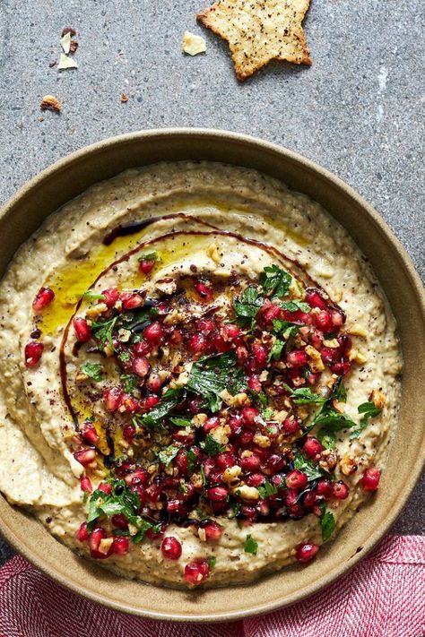 Baba Ganoush à la K - K pour Katrine Puff Pastry Crust, Eggplant Dip, Baba Ganoush, Tomato Tart, Whipped Feta, Vegetarian Snacks, Lebanese Recipes, Easy Snack Recipes, Vegetarian Recipes Easy