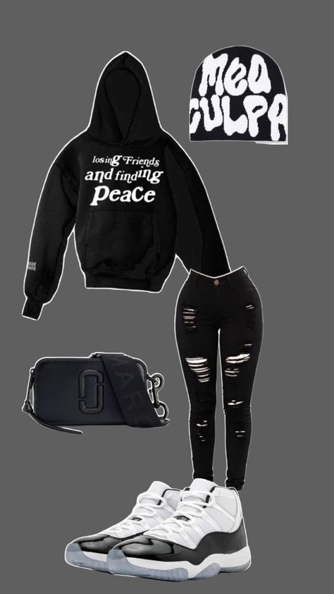 Includes Mea Culpa, Jordan 11s, and Marc Jacobs Outfit Ideas With Jordans, Cute Highschool Outfits, Jordan 11s, Teen Swag Outfits, Cute Nike Outfits, Shoes Outfit Fashion, Stylish Summer Outfits, Casual Preppy Outfits, Trendy Outfits For Teens