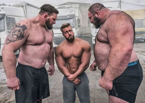 Big Beards Men, World's Strongest Man, Buff Guys, Strongest Man, Chubby Men, Get A Girlfriend, Big Beards, Big Men Fashion, Beefy Men