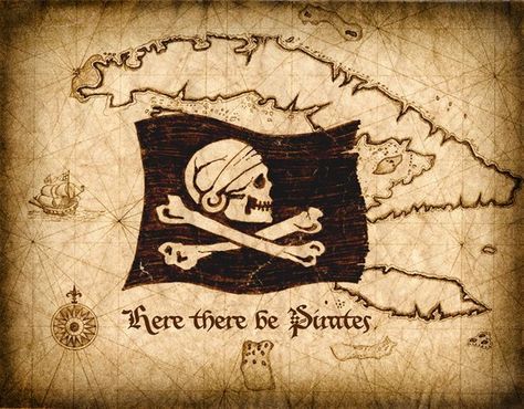 Pirates Map, Pirate Quotes, Pirate Map, Golden Age Of Piracy, Pirates Life, Pirate Art, Pirate Flag, Treasure Map, Pirate Life