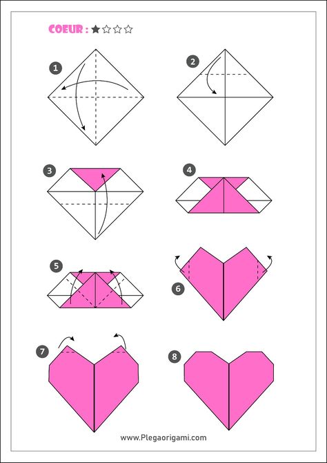 Easy Origami For Kids, Origami Patterns, Origami Heart, Paper Heart, Origami Easy, Urban Jungle, Adventure Time, Diy For Kids, Fun Crafts