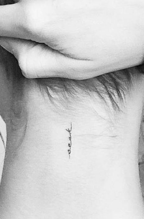 Seek Tattoo, First Tattoos, Subtle Tattoos, First Tattoo, Journal Writing, Behind Ear Tattoo, Triangle Tattoo, Tatting, Tattoos