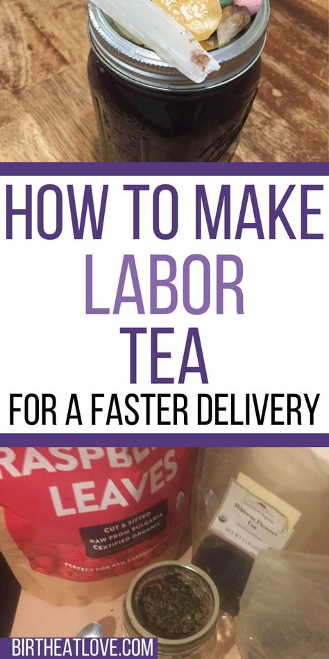 Pre Labor Meals, Labor Tea Recipe, Labor Drink, Raspberry Leaf Tea Labor, Postpartum Tea, Inducing Labor, Meal Board, Adrenal Cocktail, Date Smoothie