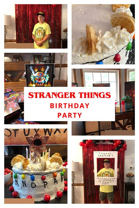 Stranger Things Themed Birthday Party, Stranger Things Party Favors, Things For Birthday, Stranger Things Decorations, Stranger Things Party Decorations, Stranger Things Birthday Party, Stranger Things Birthday, Stranger Things Party, Stranger Things Theme