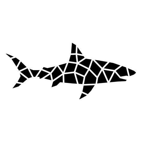 Shark polygonal cut out PNG Design Geometric Shark, Shark Art, Background Music, Create T Shirt, Png Design, Vector Background, Mosaic Art, Svg Design, Png Image