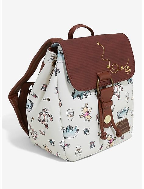 Winnie The Pooh Character, Winnie The Pooh Shirt, Loungefly Mini Backpack, Cute Mini Backpacks, Disney Souvenirs, Loungefly Bag, Disney Handbags, Disney Bag, Character Sketches