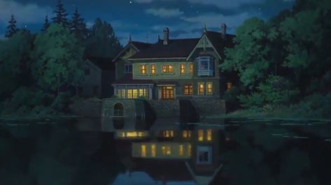 mansion Marnie Was There, When Marnie Was There, Personajes Studio Ghibli, The Cat Returns, Japanese Animated Movies, Ghibli Artwork, Studio Ghibli Movies, Mac Wallpaper, Studio Ghibli Art