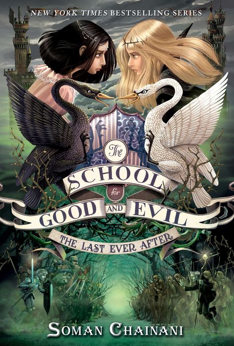 The School For Good And Evil, Netflix Original Movies, School For Good And Evil, Now And Then Movie, Good And Evil, Original Movie, Rick Riordan, Descendants, Fantasy Books