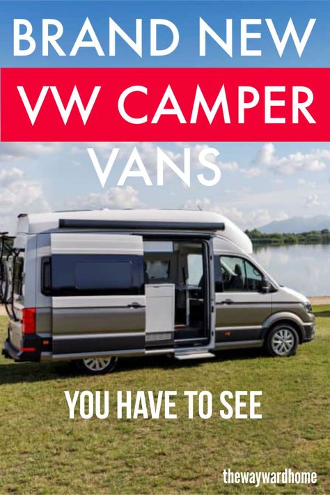 Do you dream of a VW Camper van? These Volkswagen vans are brand new and perfect for van camping. You'll love the campervan interiors on these VW vans. Campervan Interior Volkswagen, Vw California Camper, Van Life Essentials, Travel Vehicles, Hybrid Camper, Volkswagon Van, Van Lifestyle, Volkswagen Camper Van, Vw California