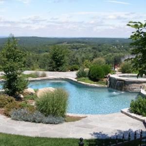 Freeform Pool Landscaping, Gunite Swimming Pool, Pool Guest House, Freeform Pools, Gunite Pool, Concrete Pool, Pool Construction, Online Photo Gallery, Pool Builders