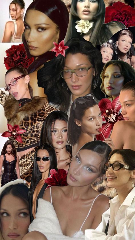 #bellahadid #bella #hadid #wallpaper #aesthetic #model #pretty #flowers #red #widget #lockscreen #poster Bella Hadid Wallpaper Aesthetic, Bella Hadid Wallpaper, Red Widget, Bella Hadid Aesthetic, Runway Fashion Couture, Hadid Sisters, Collage Wallpaper, Aesthetic Candles, Flowers Red