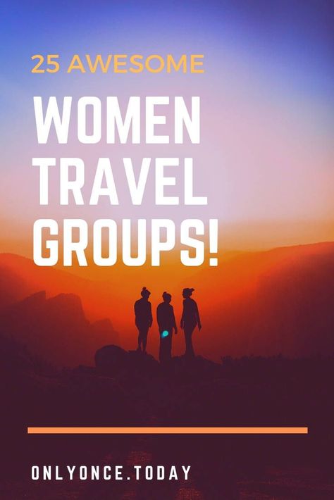 How about traveling with a women only tour group. Travel in the security of a group, but only with other women! This concept is such a successful formula and tour operators already know what you want from your trip! We compiled a list of 25 awesome female travel groups! #WomenTravelGroups #FemaleTravelers #WomenOnlyTours #PowerfulWomen Tour Group Travel, Tour Group, Fairytale Photography, Travel Club, Beautiful Travel, Women Travel, Travel Places, Group Travel, Travel Writer