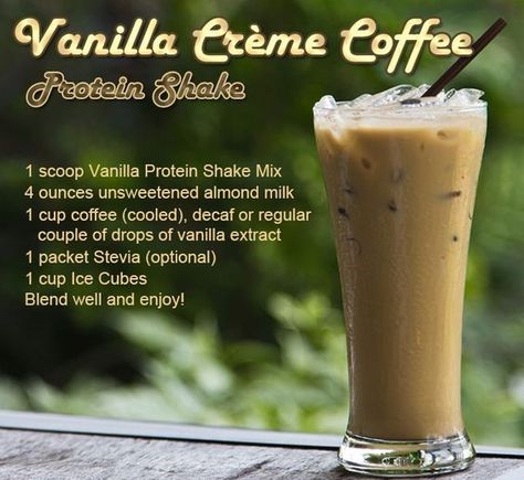 yummy 310 Shake Recipes, Pancakes Protein, Protein Shake Recipe, Vanilla Protein Shakes, Coffee Protein Shake, Herbalife Shake Recipes, Coffee Shake, Protein Shake Smoothie, Protein Smoothies