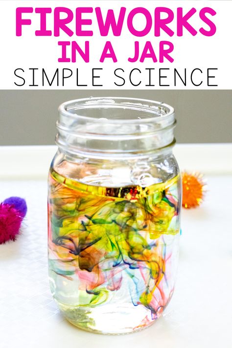 Skittles Experiment For Kids, Science Experiments Kids Preschool Easy, Quick Science Experiments For Kids, Ch Activities, Fireworks In A Jar, Kindergarten Science Experiments, Skittles Experiment, Science Experiments Kids Preschool, Water Science Experiments