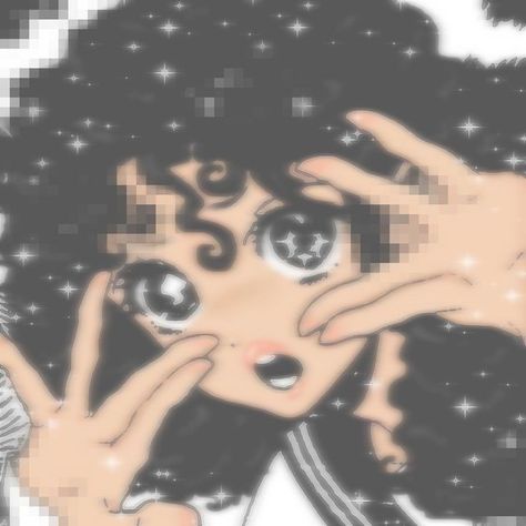 A Girl, Curly Hair, Black Hair, Universe, Anime, Hair, Black