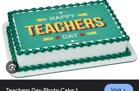 Teachers Day Photos, Happy Teacher Day, Happy Teacher, Teacher Day, Korean Cake, Happy Teachers Day, Photo Cake, Special Education, Education