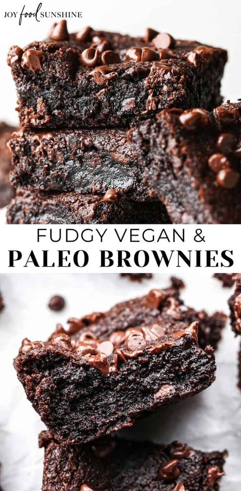 Clean Eating Brownies, Vegan Fudge Brownies, Whole 30 Dessert, Paleo Brownies, Dairy Free Brownies, Vegan Brownies, Paleo Recipes Dessert, Vegan Brownie, Paleo Chocolate