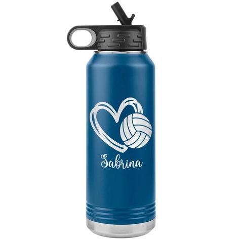 DabbleInDreams - Etsy Volleyball Water Bottles, Student Water Bottles, Team Water Bottles, Volleyball Team Gifts, Cheer Coach Gifts, Water Bottle Personalized, Volleyball Stuff, Water Bottle Gift, Cheerleading Gifts