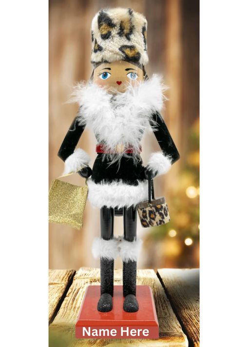 Girl Nutcracker, Nutcracker Christmas Decorations, Nutcracker Christmas, Knick Knacks, Nutcracker, Fun Projects, Cheetah Print, Christmas Decoration, Classic Design