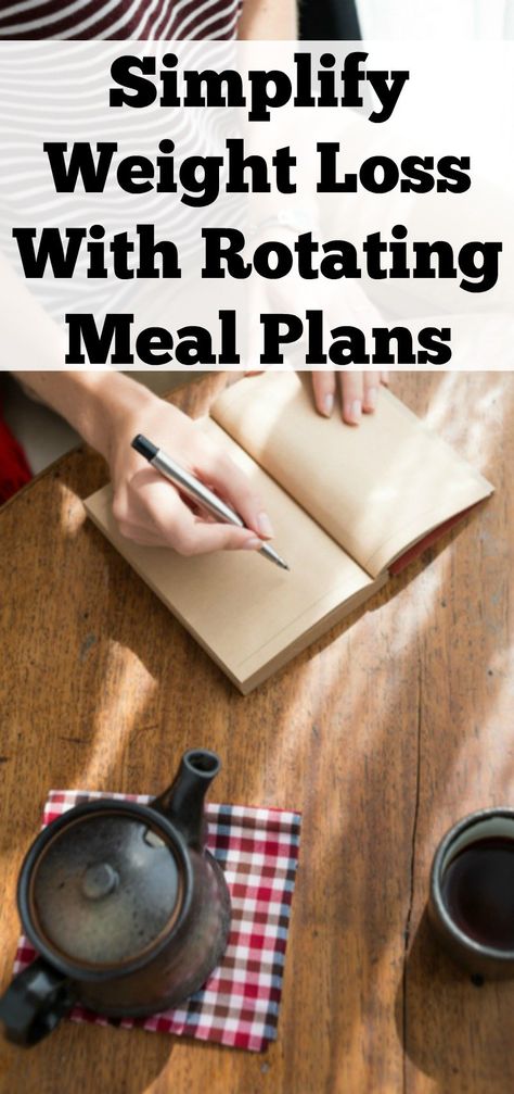 Creating a meal plan is a must for anyone trying to lose weight. Learn how you can simplify weight loss with rotating meal plans. Rotation Diet, Meal Planning Ideas, Healthier Food, Lifestyle Change, Quick Meal, Good Foods To Eat, Weights For Women, Food Choices, Organization Planning