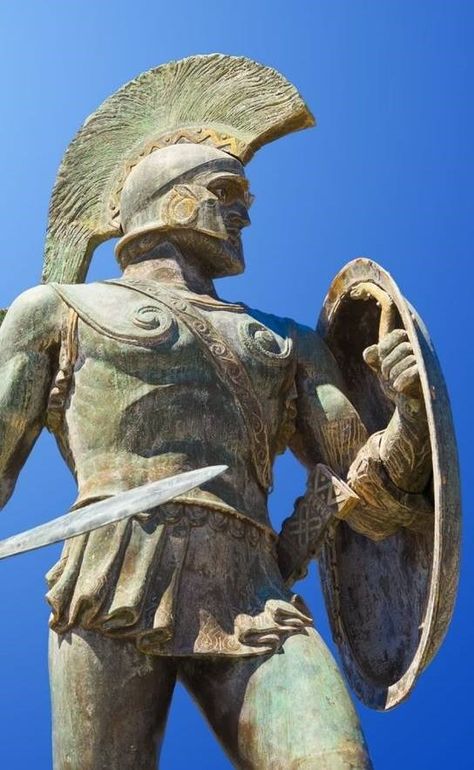 Leonidas I, King of Sparta (reigned: 489 - 480 BC) Sparta Greece, Greco Persian Wars, Ancient Sparta, Zeus Statue, King Leonidas, Ancient Greek Sculpture, Gods Of Egypt, European Sculpture, Greek Statues