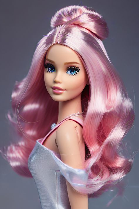 Barbie Doll Hairstyles Step By Step, Barbie Doll Hairstyles, Hairstyles Step By Step, Doll Hairstyles, Artsy Gift, Doll Ideas, Doll Hair, Barbie Doll, Barbie Dolls